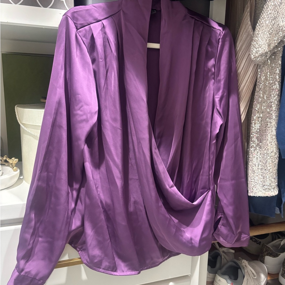 Elegant Purple Women's Top